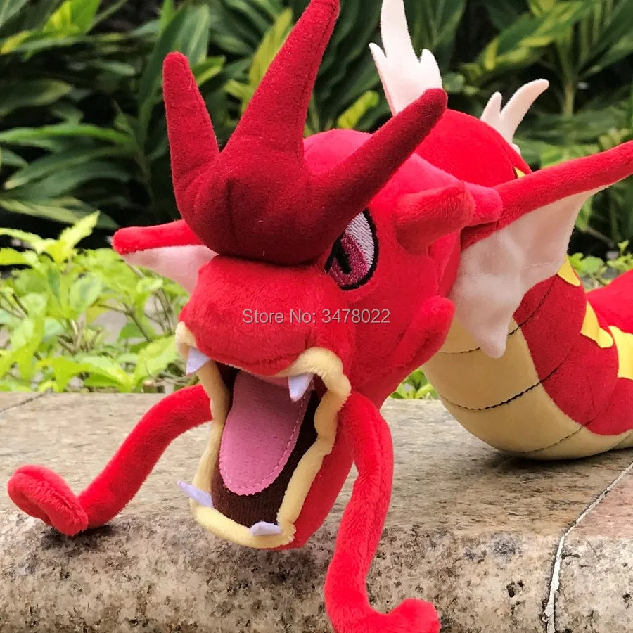 Pokemon Plush Toy Gyarados 23" Red Shiny & Blue Dragon Cartoon Stuffed Animal Doll