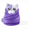 Purritos 7 Inch Plush Cat In Blanket  Boba Tea