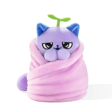 Purritos 7 Inch Plush Cat In Blanket  Beans
