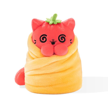 Purritos 7 Inch Plush Cat In Blanket  Salsa