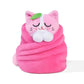 Hashtag Collectibles Purritos Series 3 - Strawberry Cat Toy Figure, Pink & White, 6.5'Lx3.5'Wx5'H