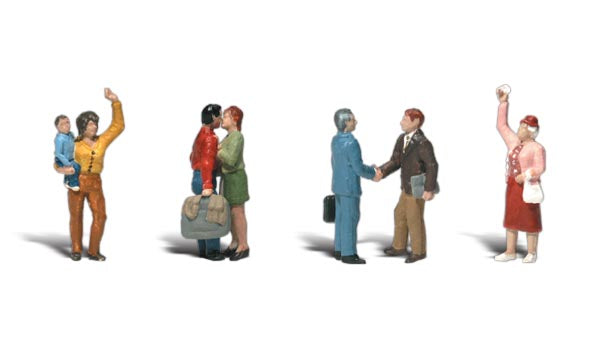 Goodbye People - Ho Scale  4 Piece