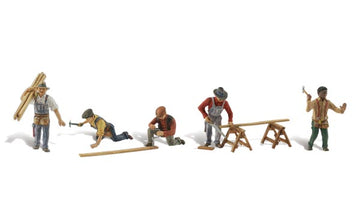 Carpenter Crew - Ho Scale  11 Piece