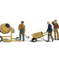 O Scale Masonry Workers  11 Piece