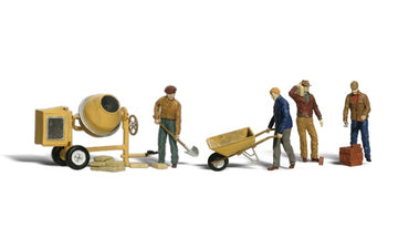 O Scale Masonry Workers  11 Piece