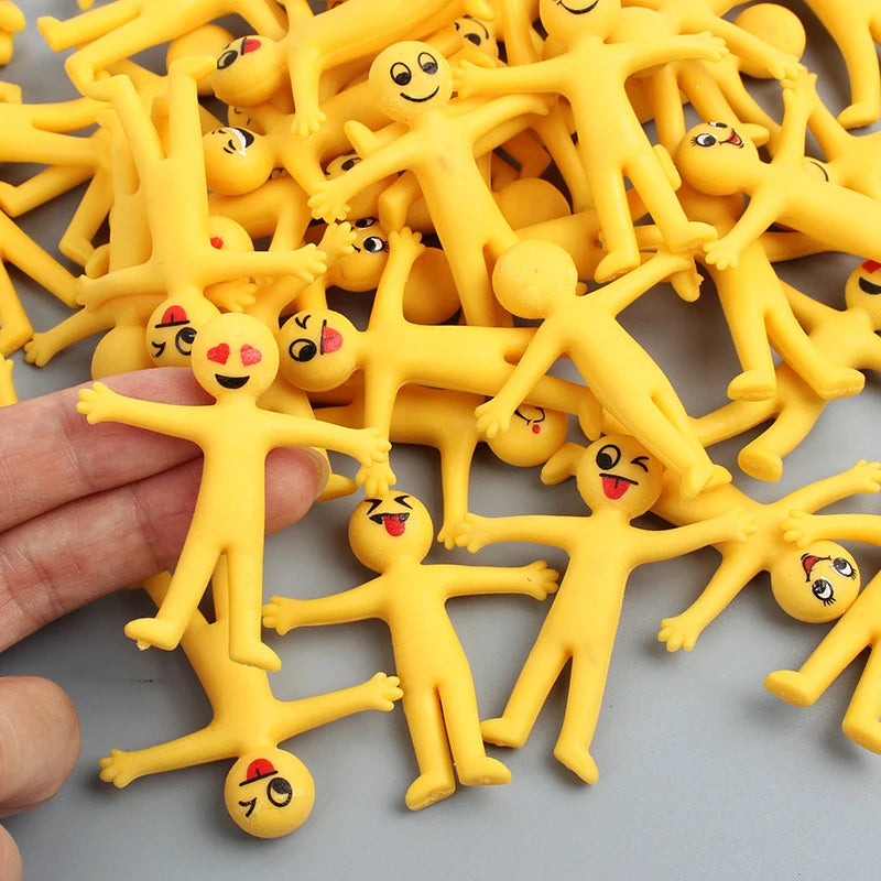 8/20pcs Funny Little Man Squishy Fidget Toys Antistress Adult Children Rising Stress Relief Squeeze Toys Kids Charisma Gift Toys
