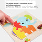 Baby Wooden 3D Puzzles Tangram Shapes Learning Educational Cartoon Animal Intelligence Jigsaw Toys For Children Gift