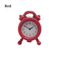 1Pc 1:12 Scale Alarm Clock Doll Kitchen Living Room Miniature Dollhouse Mini Home Decoration Toy Metal Candy Color Doll Clocks