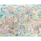 Happy Forest Selfie 42 Piece Tray Jigsaw Puzzle Larsen