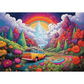 Happy Highway 1000 Piece Jigsaw Puzzle Trippy