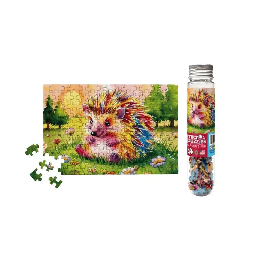 Happy Little Hedgehog 150 Piece Mini Jigsaw Puzzle Micro Puzzles