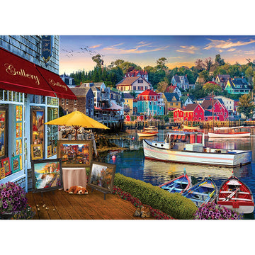 Harbor Gallery 1000 Piece Jigsaw Puzzle Cobble Hill