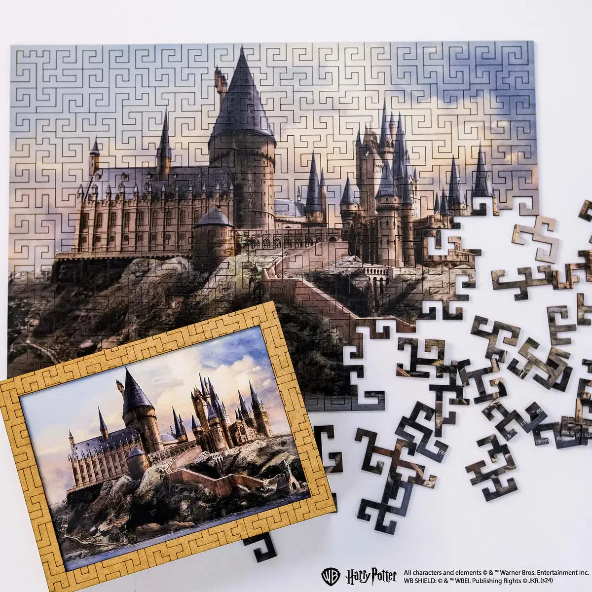 Harry Potter Hogwarts Castle Wooden Jigsaw "Maze" Puzzle Woods Story