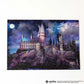 Harry Potter Hogwarts Castle at Night Wooden 338 Piece Jigsaw Puzzle Woods Story