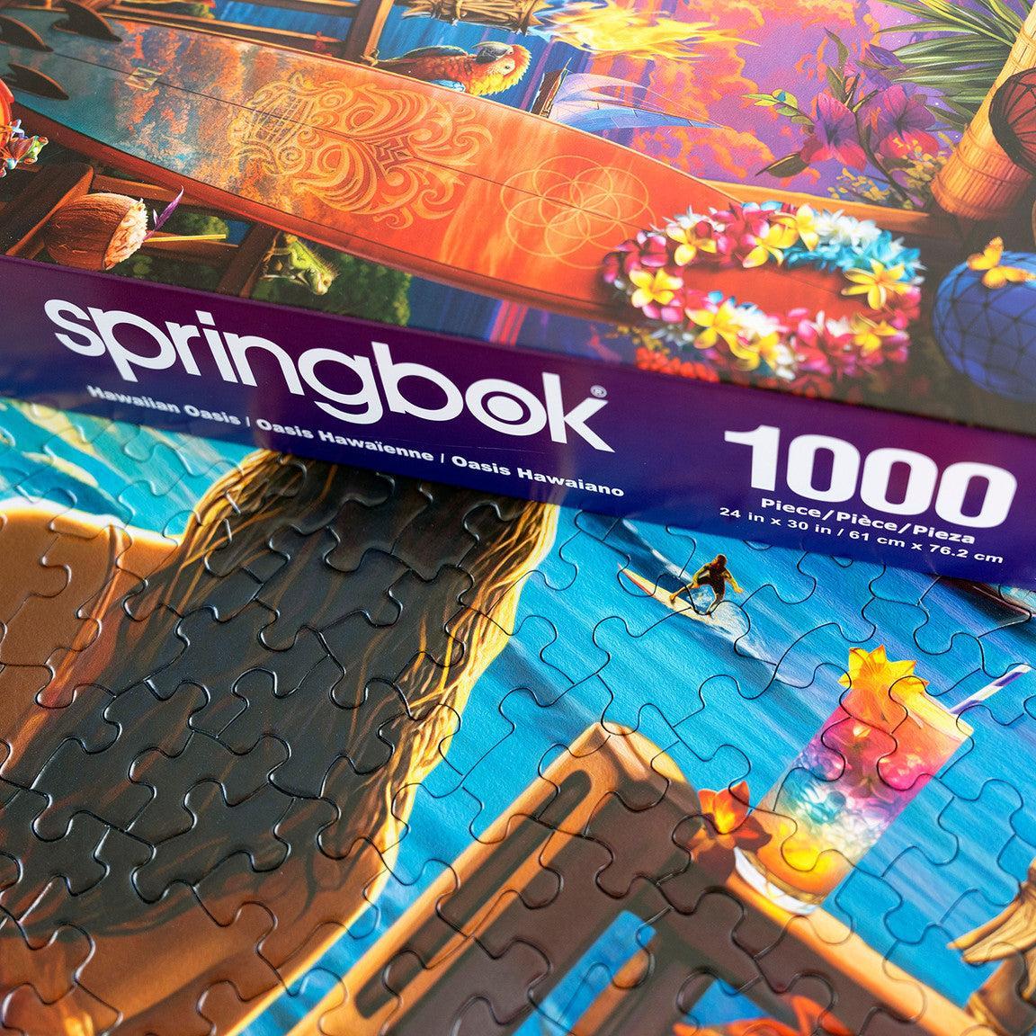 Hawaiian Oasis 1000 Piece Jigsaw Puzzle Springbok