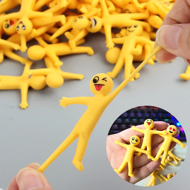 8/20pcs Funny Little Man Squishy Fidget Toys Antistress Adult Children Rising Stress Relief Squeeze Toys Kids Charisma Gift Toys