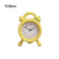 1Pc 1:12 Scale Alarm Clock Doll Kitchen Living Room Miniature Dollhouse Mini Home Decoration Toy Metal Candy Color Doll Clocks