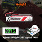 CNHL Lipo Battery 3S 4S 5200mAh 11.1V 14.8V 100C Hard Case With T Plug For RC Car Boat Helicopter Truck Truggy Traxxas