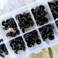 100pcs 8/10/12/14mm Plastic Safety Eyes For Toys Diy Mix Size Crochet Animal Eye For Doll Toys Amigurumi Accessories