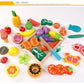 Simulation Kitchen Pretend Toy Wooden Classic Game Montessori Educational Toy For Children Kids Gift Cutting Fruit Vegetable Set