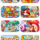 Hot New 60 Pieces Wooden Puzzle Toys for Children Cartoon Vehicle Animal Wood Jigsaw Baby Learning Educational Toy Kids Gift