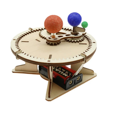 Trisphere Sun Earth Moon Planet Solar System Model Kids DIY Science Toys Educational Scientific Experiment Kit