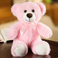 Cute Colorful Bow Tie Bear Doll Plush Toy Hug Bear Doll Children Birthday Gift Pillow Teddy Bear Home Living Room Bedroom