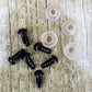 100pcs 8/10/12/14mm Plastic Safety Eyes For Toys Diy Mix Size Crochet Animal Eye For Doll Toys Amigurumi Accessories