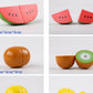 Simulation Kitchen Pretend Toy Wooden Classic Game Montessori Educational Toy For Children Kids Gift Cutting Fruit Vegetable Set