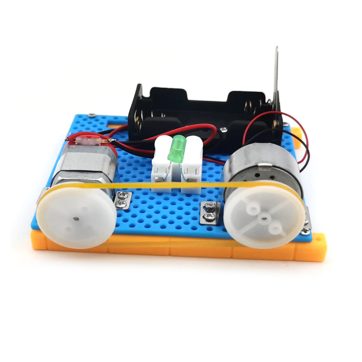 Mini Electric Generator Wheel Motor Model Energy conversion DIY STEM Toys For Kids LED Education Science Experiment Project Gift