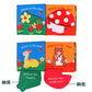 Hot Sale 0-36Month Baby Early Learning Educate Toy Tail Cloth Book Parent-child Interactive Sound Paper Puzzle Cloth Book Rattle