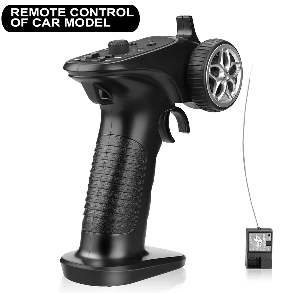 TX4 2.4GHz 4CH Radio System Transmitter Controller Remote Control W/ Receiver For RC Car Boat