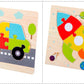 Baby Wooden 3D Puzzles Tangram Shapes Learning Educational Cartoon Animal Intelligence Jigsaw Toys For Children Gift