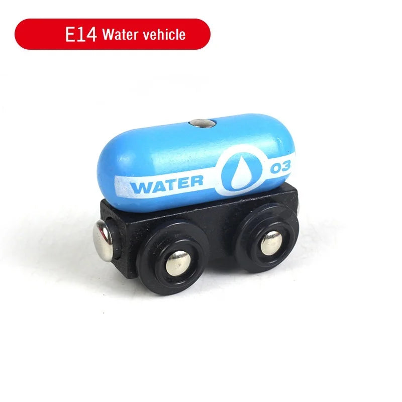 Children Toys Wooden Magnetic Train Car Locomotive Model Car Toy Brand Tracks Railway Locomotives Toys for Child Birthday Gift