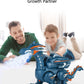 Simulation Fire Mechanical Dinoasur Water Spray Cool Light Electric Children Entertainment Puzzle Model Game Toys for Boys Gifts