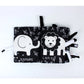 Hot Sale 0-36Month Baby Early Learning Educate Toy Tail Cloth Book Parent-child Interactive Sound Paper Puzzle Cloth Book Rattle