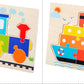 Baby Wooden 3D Puzzles Tangram Shapes Learning Educational Cartoon Animal Intelligence Jigsaw Toys For Children Gift