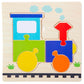 Baby Wooden 3D Tangram Puzzle – Educational Cartoon Animal Toy