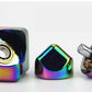 Square Decompression Spinning Top Dice Cube Anti-Anxiety Fingertip Toys Hand Fidget Spinner Vent Toys Flipo Flip For Children