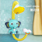 QWZ New Bath Toys Baby Water Game Duck Model Faucet Shower Electric Water Spray Swimming Bathroom Baby Toys For Kids Gifts