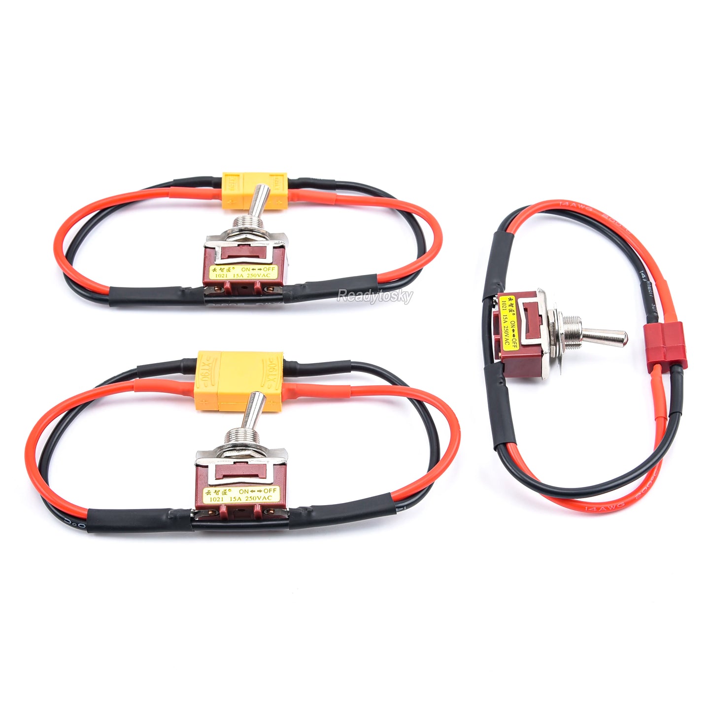 Large Current High Load Power Supply Switch with T Plug XT60 XT90 Connector for RC Aircraft Model ESC Battery Parts