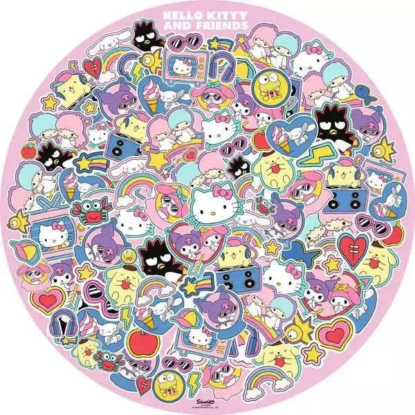 Hello Kitty & Friends 500 Piece Round Jigsaw Puzzle Ravensburger