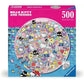 Hello Kitty & Friends 500 Piece Round Jigsaw Puzzle Ravensburger