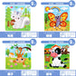 Hot Sale 12/9 PCS Puzzles Wooden Kids Baby Wood Cartoon Vehicle Animals Learning Educational Toys for Children Gift