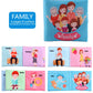 Baby Cloth Books Enlightenment Early Educational Toys Kids Fruits Animal Numbers Food Cognitive Book for Toddlers 12-72 Month