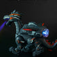 Simulation Fire Mechanical Dinoasur Water Spray Cool Light Electric Children Entertainment Puzzle Model Game Toys for Boys Gifts