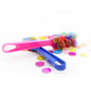 Plastic Color Magnetic Circular Sheet Stick Physics Science Magnetic Experiment Game Montessori Color Learning Teaching Aid