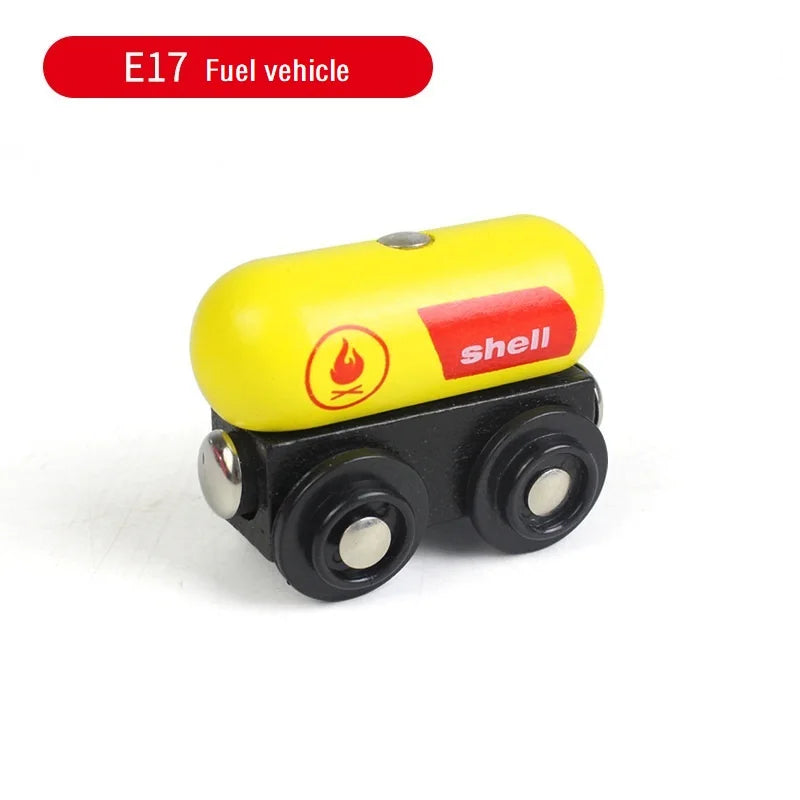 Children Toys Wooden Magnetic Train Car Locomotive Model Car Toy Brand Tracks Railway Locomotives Toys for Child Birthday Gift