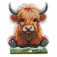 Highland Cow Mountain Crystal Art Buddies Kit Craft Buddy