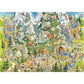 Himalayan Habitat Funky Zoo 1000 Piece Jigsaw Puzzle Heye